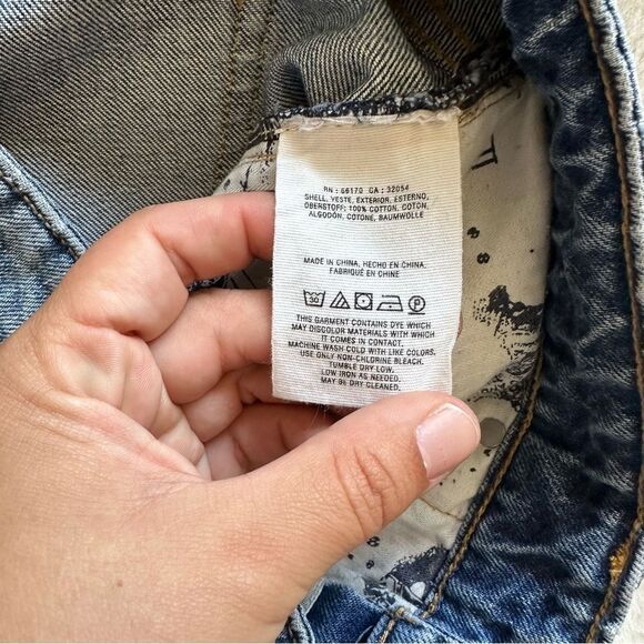 Pilcro and Letterpress Hyphen Fringe Bottom Jeans Women’s Size 26 - Picture 6 of 13